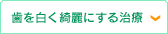 歯を白く綺麗にする治療